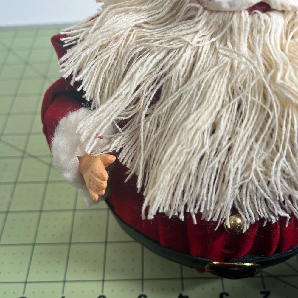 Vintage Silvestri Santa Claus 8” Height Christmas Ornament‎